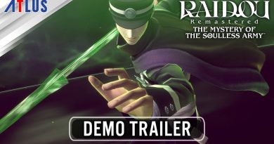 RAIDOU Remastered: The Mystery of the Soulless Army — Demo Trailer